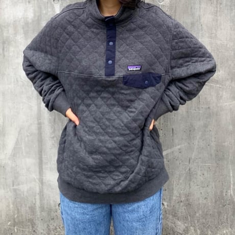 patagoniaキルティングスナップPO