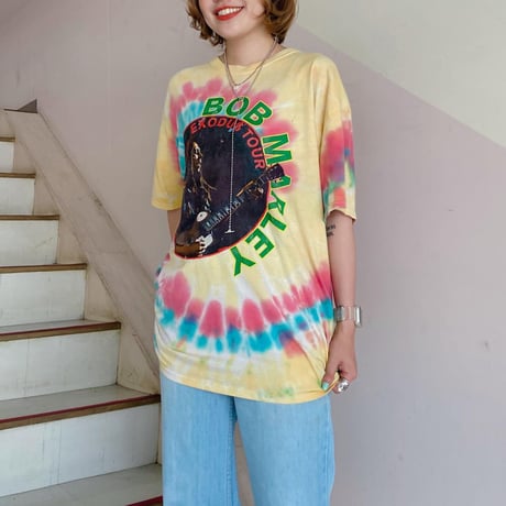 ボブマーリータイダイTシャツ