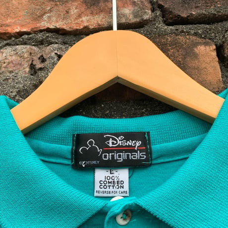 USA製 Disney originals ミッキー刺繍 ポロシャツ