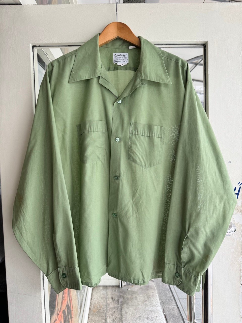70's VAN HEUSENオープンカラーシャツ XL | CUSTOM FEVER
