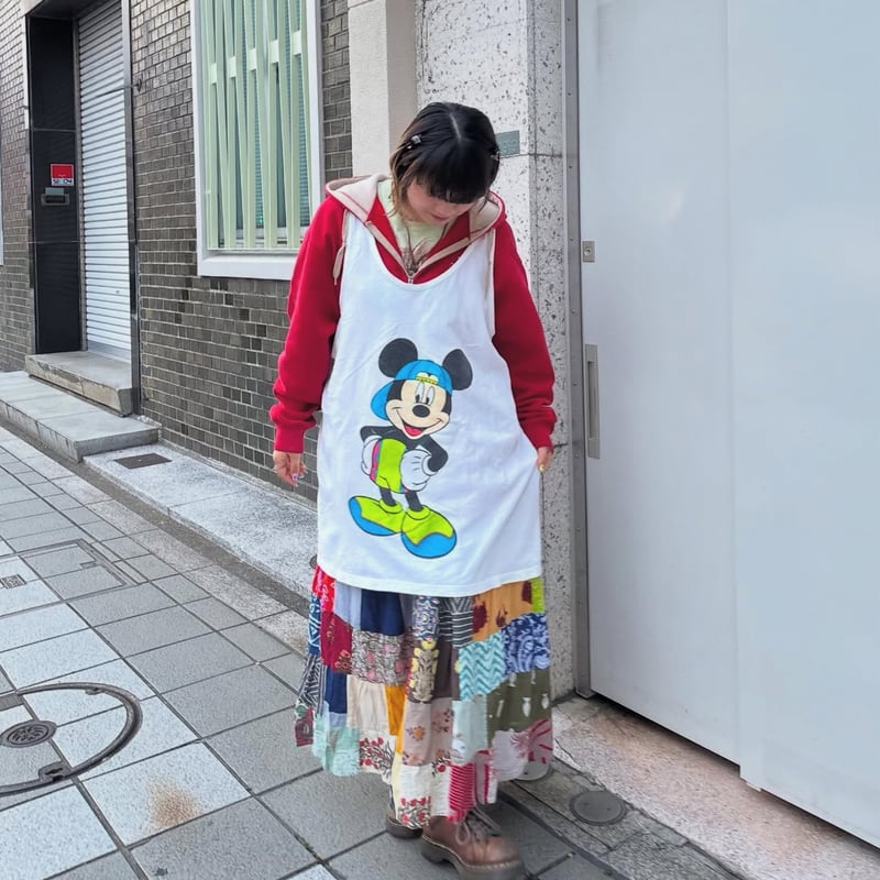 ミッキー プリントタンクトップ | CUSTOM FEVER