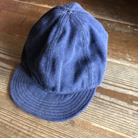 CF別注　Morocco 変形8枚CAP デニム,バットダイデニム