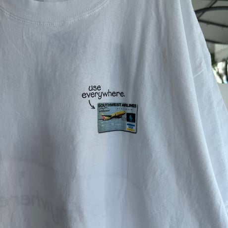 〜00's SOUTHWEST AIRLINES 企業物プリントTシャツ XL