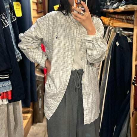 Ralph Laurenウィンドウ・ペンシャツ