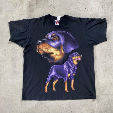USA製 90s Made AL The Beach アニマルTシャツ