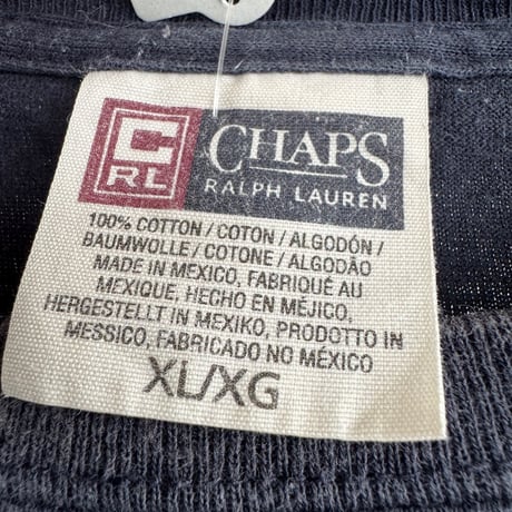 CHAPS RALPH LAUREN プリントTシャツ XL