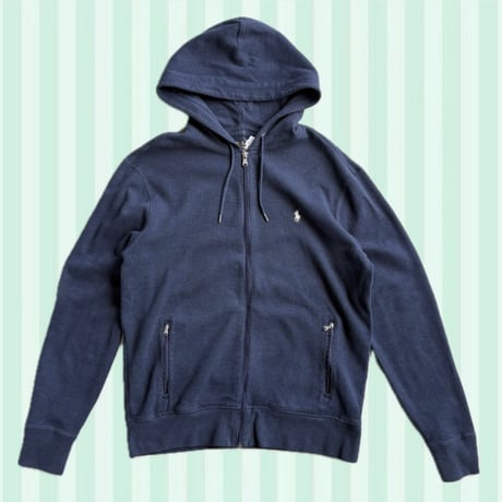 Ralph Lauren コットンニットジップパーカー