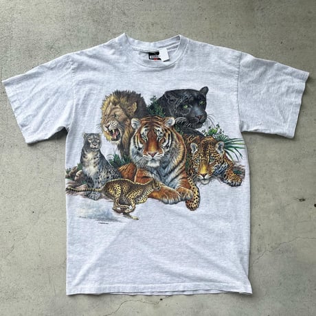 USA製アニマルプリントTシャツ