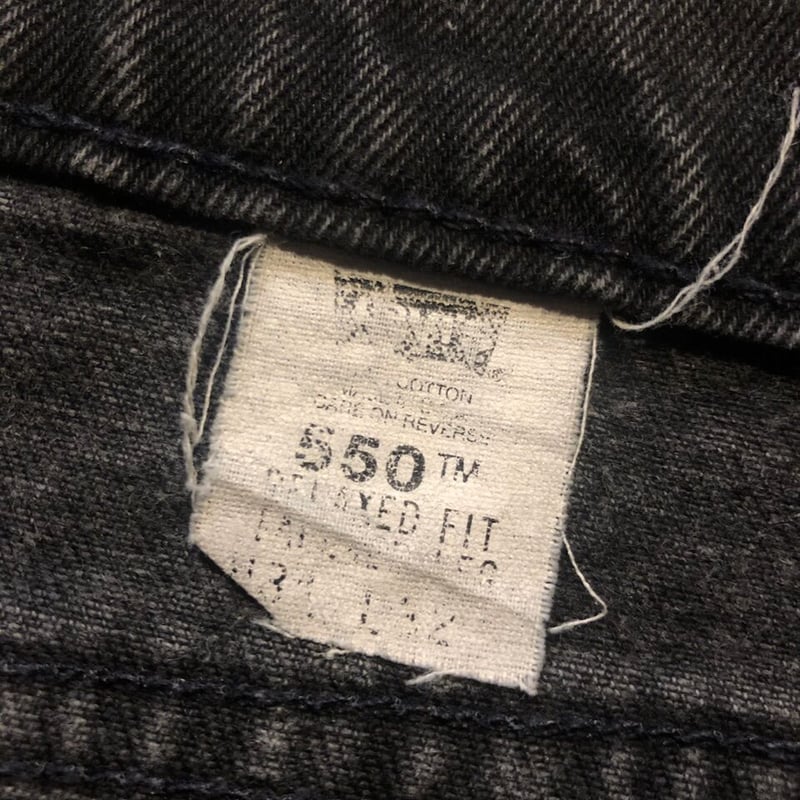 USA製 Levi's550 W31×L32 ブラック | CUSTOM FEVER