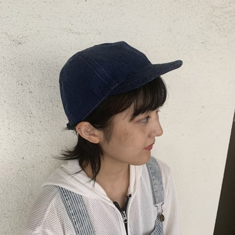 CF別注　Morocco 変形8枚CAP デニム,バットダイデニム