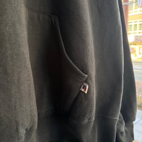90's USA製RUSSELL無地フーディ XL