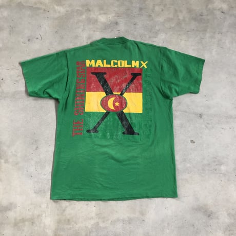 〜90's Malcom X プリントTシャツ