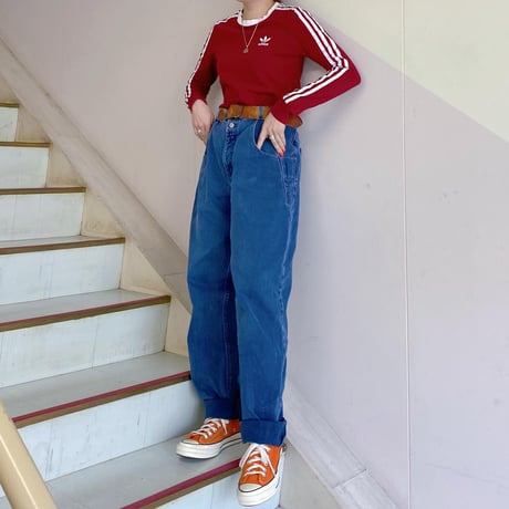 adidasラインロンT