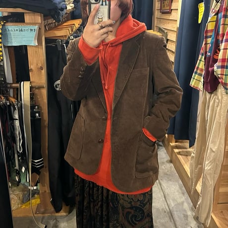 コーデュロイテーラードジャケット