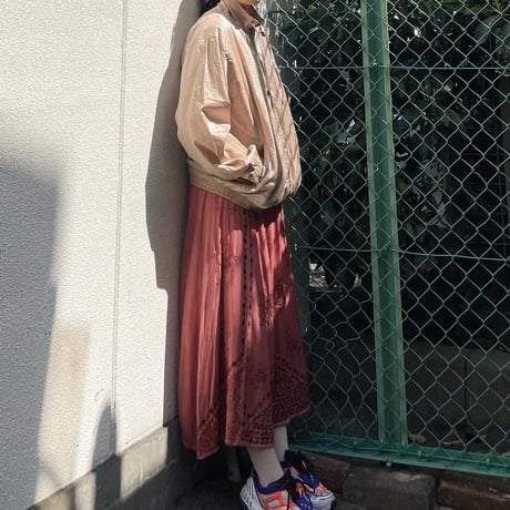 キラキラ光沢ブルゾン