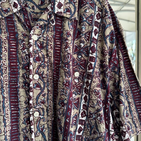 Ocean Pacific 総柄コットンシャツ XL