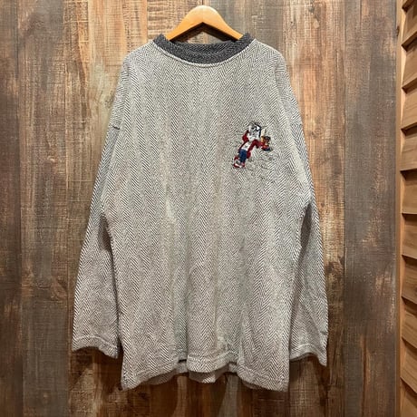 トム&ジェリー刺繍コットンニット
