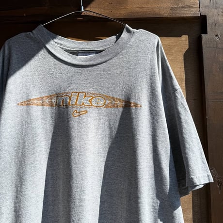 90s NIKE デザインロゴTシャツ