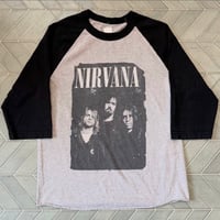 NIRVANA ラグラン七分袖Tシャツ