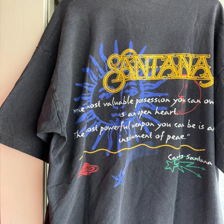 90's SANTANA Tシャツ