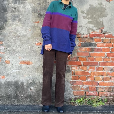 USA製POLOロングスリーブポロシャツ