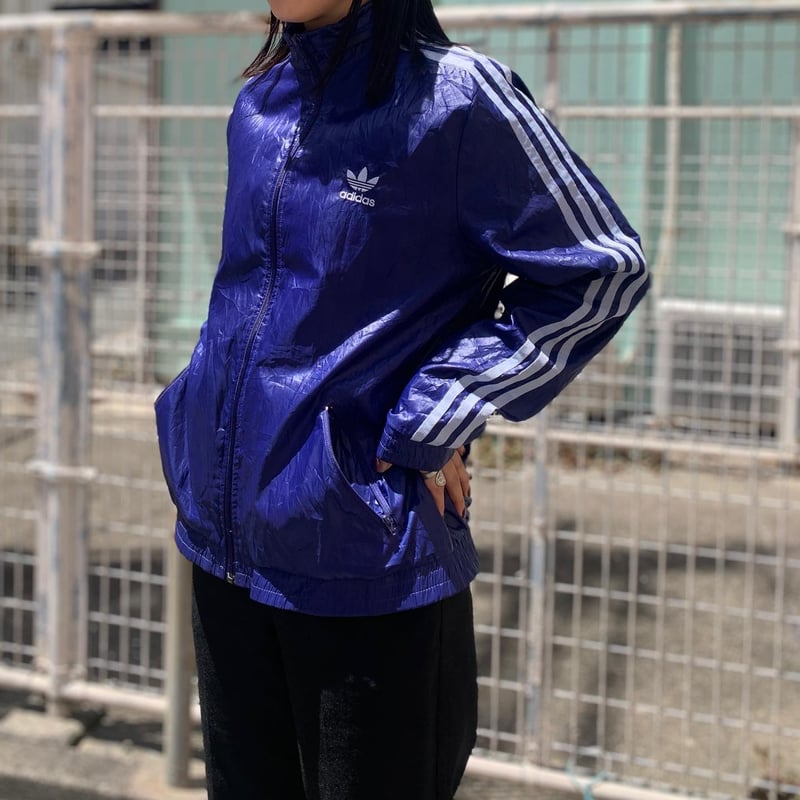 adidas ウィンドブレーカー 青 新品タグ付き adidas Originals アディダス ジャケット メンズ チャレンジャー