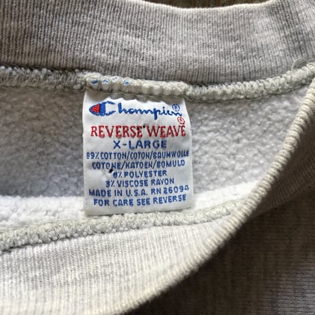 90'sUSA製INDIANA UNIVERSITYチャンピオンリバースウィーブ XL
