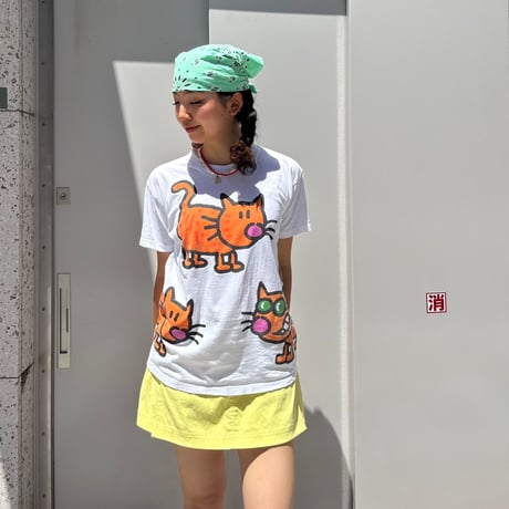90s USA製　Jim Benton 猫イラストTシャツ