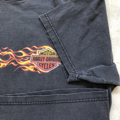 HARLEY DAVIDSON 両面プリントTシャツ 黒XL