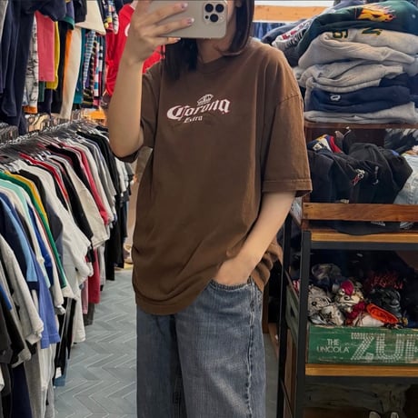 コロナビール 両面プリントTシャツ