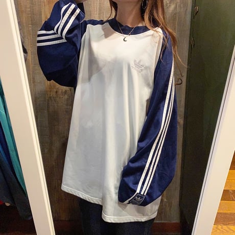adidasビッグサイズラグランロンＴ