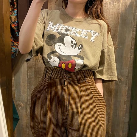 ミッキープリントTシャツ
