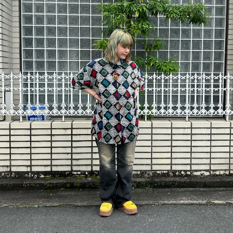 pierre cardin 総柄シャツ