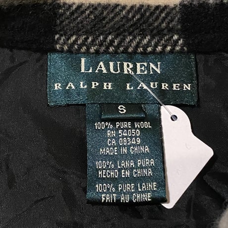 Laurenフルジップウールシャツ