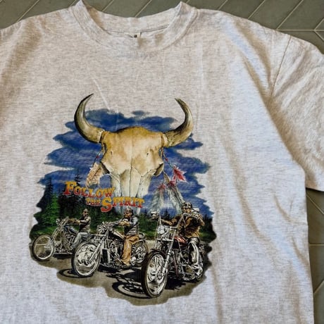 90~00s バイカープリントTシャツ