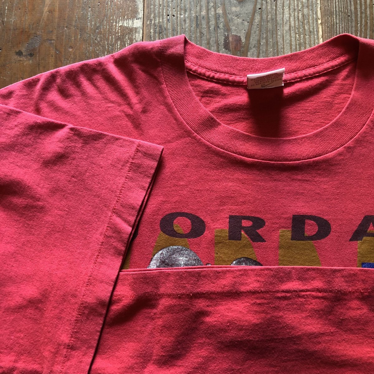 90s NIKE jordanシリーズ　プリントTシャツ　銀タグ