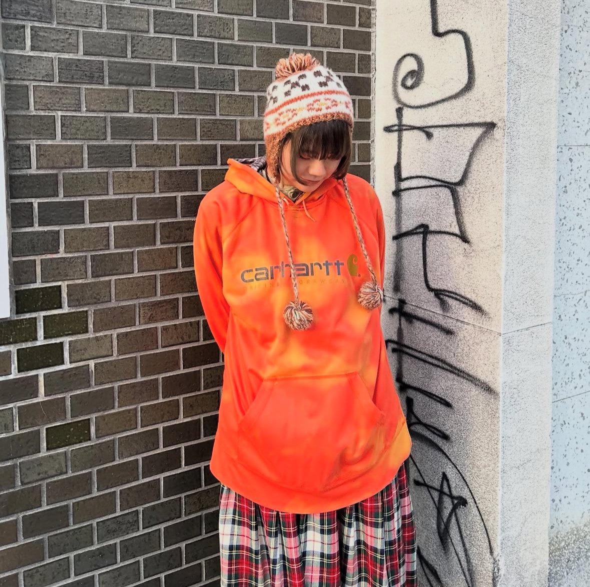 Carhartt ブリーチ加工フーディー | CUSTOM FEVER