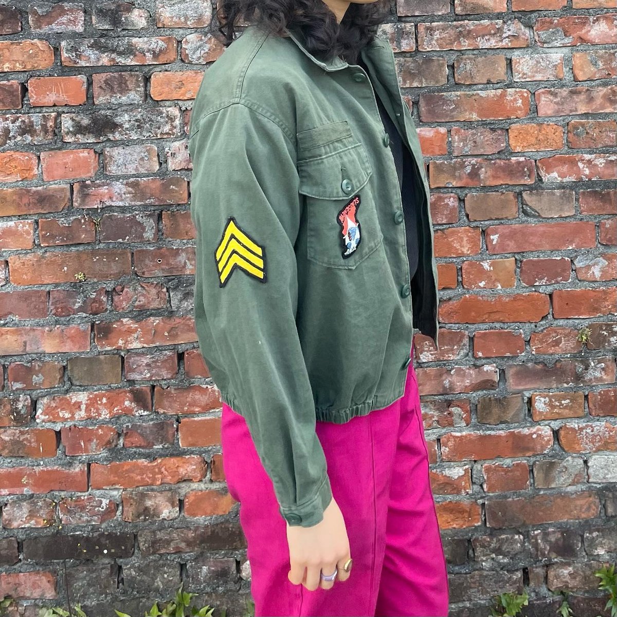 リメイク風ミリタリーシャツ | CUSTOM FEVER