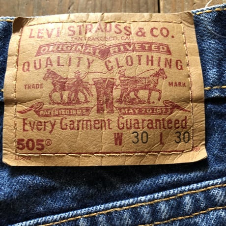 90年代USA製リーバイス505 W30×L30