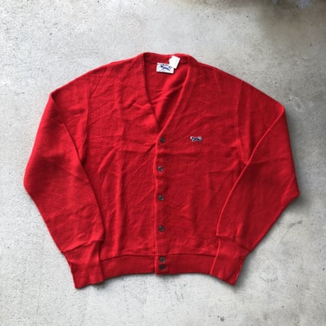 80年代 FOX アクリルカーディガン L