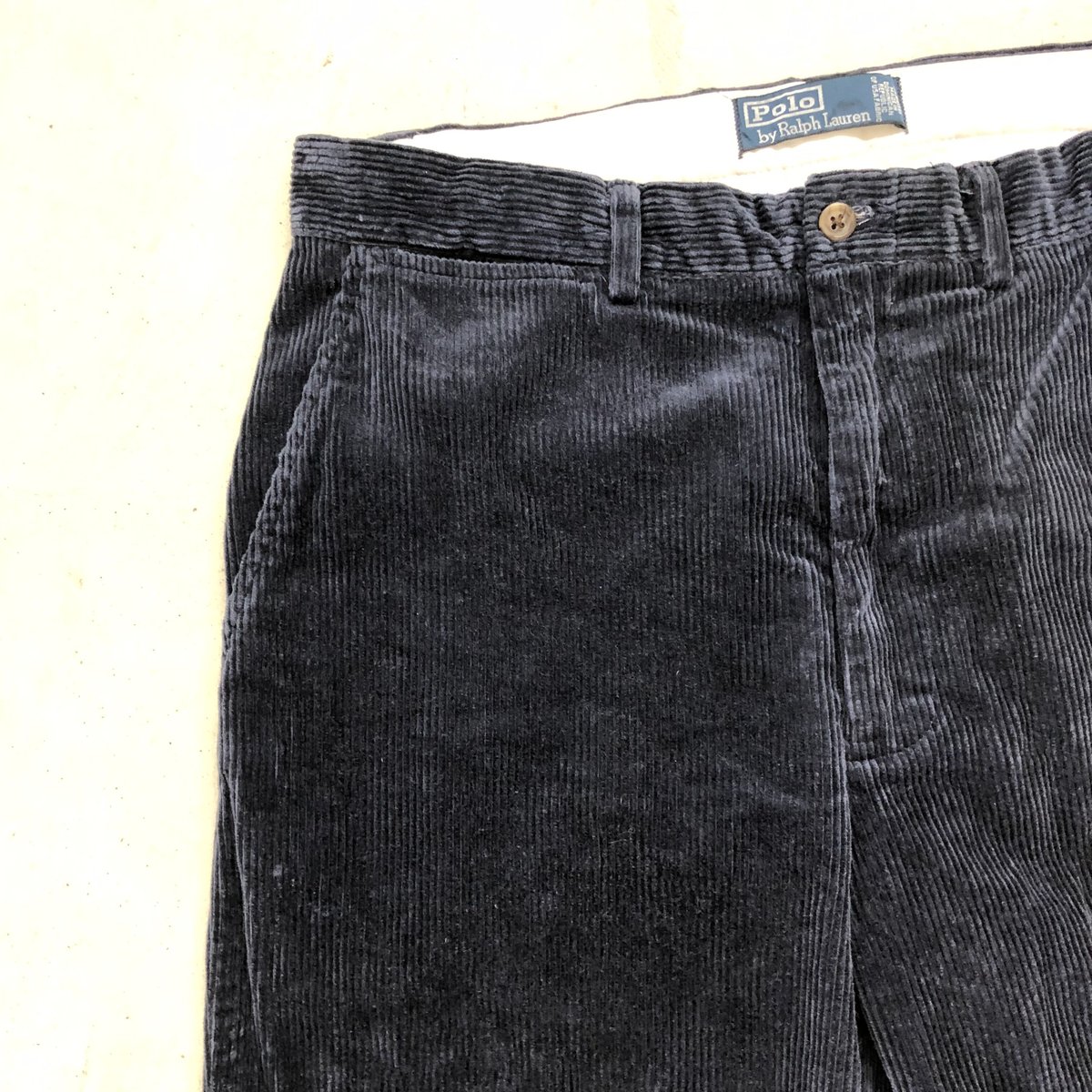 POLO RALPHLAUREN コーデュロイパンツW33×L30 ネイビー | CUSTO