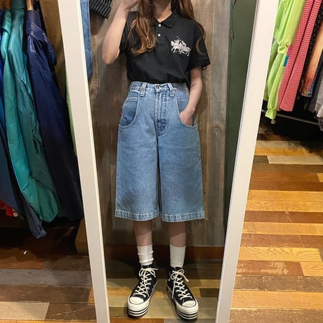 NOS USA製デニムワイドパンツ