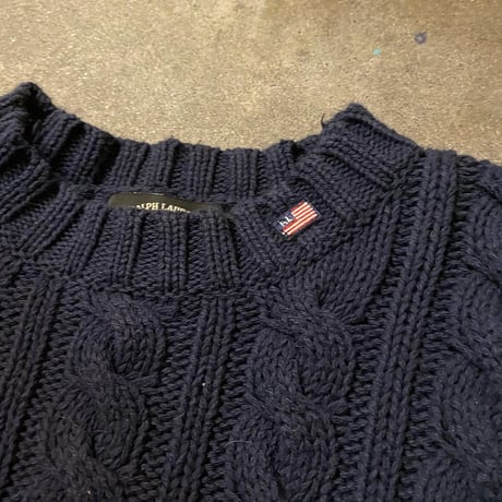 POLO JEANS CO.ケーブルコットンニット