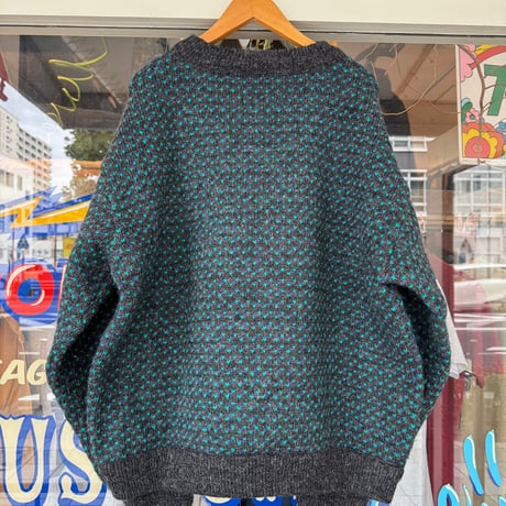 80's L.L.Bean バーズアイニットセーター L