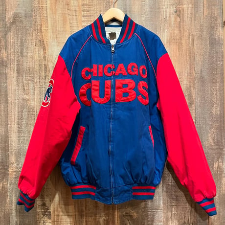 MLB CHICAGO CUBS 刺繍ロゴリバーシブルスタジャン