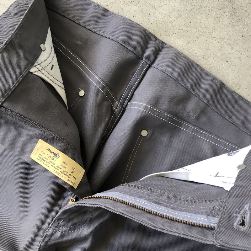80's USA製 WRANGLER グレーツイルパンツW33×L36 | CUSTOM F