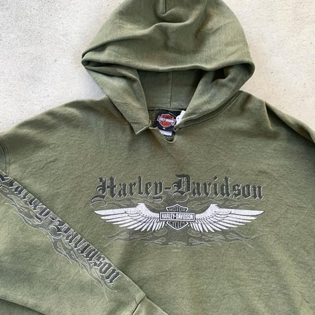 Harley-Davidson全面プリントパーカー
