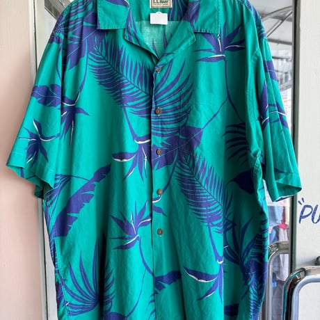 80's L.L.Bean ハワイアンシャツ　XL
