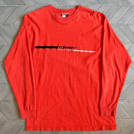 90s USA製 TOMMY HILFIGER ロンT