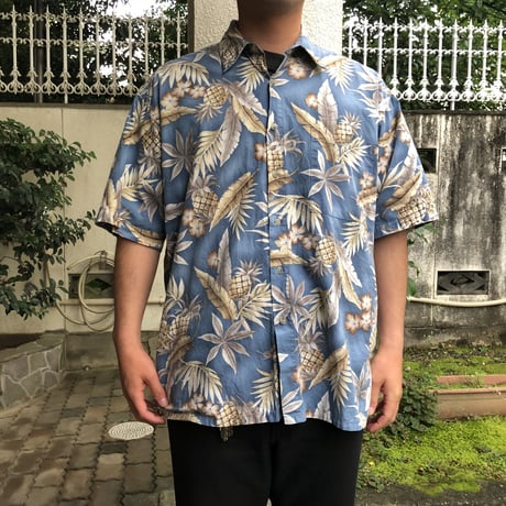 ピエールカルダン総柄シャツ  L